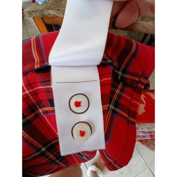 UNTUCKit Red Plaid Long Sleeve Dress - Picture 6 of 7